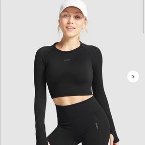GYMSHARK Seamless cropped top